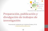 Preparación, publicación y divulgación de trabajos de investigación
