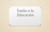 Emilio o la educacion
