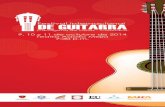 Programa I Festival Internacional de Guitarras
