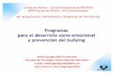 Programas para el desarrollo socio-emocional y prevención del ...