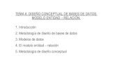 TEMA 6. DISEÑO CONCEPTUAL DE BASES DE DATOS. MODELO ...
