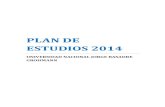 Plan de Estudios UNJBG 2014