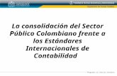 La consolidación del Sector Público Colombiano frente