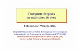 Transporte de gases en embriones de aves Transporte de gases en ...