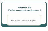 Teoría de Telecomunicaciones I
