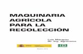 Maquinaria agrícola para la recolección;NIPO 280-14-086-6;ISBN ...
