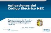 Aplicaciones del Código Eléctrico NEC