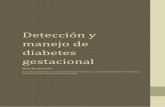 Detección y manejo de diabetes gestacional