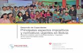 Principales aspectos impositivos y normativos vigentes en Bolivia