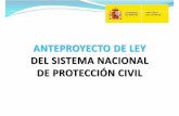 anteproyecto de ley del sistema nacional de protección civil