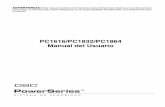 PC1616/PC1832/PC1864 Manual del Usuario - DSC