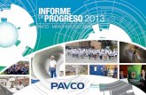 Comunicación de Progreso 2013 Pavco - Mexichem