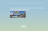 Análisis de la Política de Inversión de Guatemala