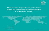 Declaración Tripartita de Principios sobre Empresas Multinacionales