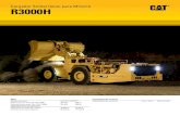 Especificaciones del Cargador Subterráneo para Minería R3000H