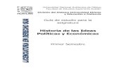 Historia de las Ideas Políticas y Económicas