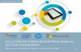 Solución Firma Biométrica Para el Sector Financiero.