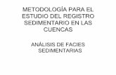 metodología para el estudio del registro sedimentario en las cuencas