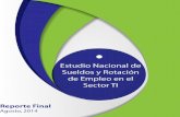 Estudio Nacional de Sueldos y Rotación de Empleo en el Sector TI