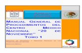 manual general de procedimientos del centro médico nacional de ...