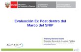 Lineamientos de evaluación expost - Expositor: Anthony Moreno.