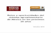 Retos y oportunidades del sistema agroalimentario de México en ...