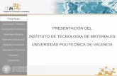 PRESENTACIÓN DEL INSTITUTO DE TECNOLOGIA DE ...
