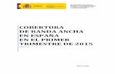 Informe de cobertura en España 2015