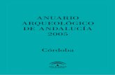 ANUARIO ARQUEOL“GICO DE ANDALUCA 2005 C³rdoba