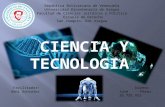 Presentacion de ciencia y tecnologia