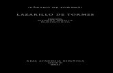 LAZARILLO DE TORMES - rae.es«LÁZARO DE TORMES