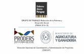 Presentación de Posibles Compromisos. Proyecto de Desarrollo Rural Sostenible-PRODERS/MAG a cargo de Silvana Careaga