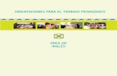 Orientaciones para el Trabajo Pedagógico del área de inglés. Lima
