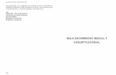 SALA DE DERECHO SOCIAL Y CONSTITUCIONAL