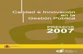 Libro Memoria de los Premios a la Calidad e Innovación en la ...