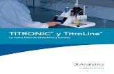 La nueva línea de tituladores y buretas TITRONIC® y TitroLine®