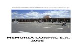 MEMORIA CORPAC S.A. 2005