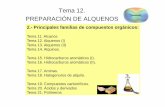 Tema 12. PREPARACIÓN DE ALQUENOS PREPARACIÓN DE ...