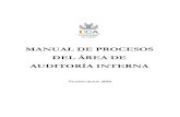 Manual de Procesos de Auditoria Interna 3ª version