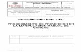 PPRL-100 Procedimiento de prevención en la manipulación manual ...