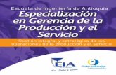 Síntesis Especialización en Gerencia de la Producción y el Servicio