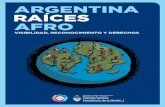 Argentina, raíces afro : visibilidad, reconocimiento y derechos