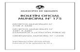 24.09.14 Boletín Oficial Municipal N° 175
