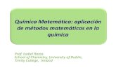 Química Matemática: aplicación de métodos matemáticos en la ...