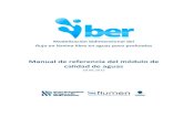 Manual de referencia del módulo de calidad de aguas de Iber