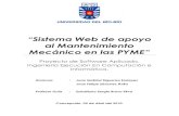 “Sistema Web de apoyo al Mantenimiento Mecánico en las PYME”