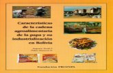 Características de la Cadena su Industrialización en Bolivia
