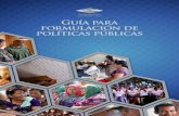Guía para formulación de políticas públicas