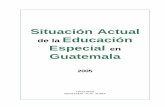 Situación Actual de la Educación Especial en Guatemala