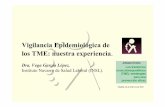 Vigilancia Epidemiológica de los TME: nuestra experiencia.